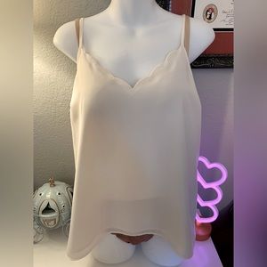 EXPRESS Scallop Trim Camisole